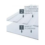 Sec0238 - Bande de guidage thermocollante MILAN VULCAIN - 50 x 22 cm - Résine teintée pour usage extérieur_1