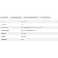 26944 - Panneau de chantier KC1 pour cône K5a - PVC rigide avec film rétroréfléchissant - 800 x 600 mm_1