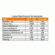 Aiguilles vibrantes TP haute fréquence - 42V 200Hz - Moteur triphasé surdimensionné_1
