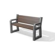 Banc pour personnes âgées TARLO - Assise haute - Longueur 160 cm - ADS EQUIPEMENTS EURL_1