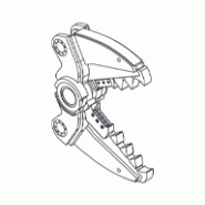 Multifonction Indeco IMP 35 - Configuration brise-roches, broyeur et cisailles - Acier HARDOX® ultra-résistant_1