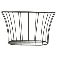 Panier finger food Toscane en acier noir 21x12,7x12,7cm - par 12_1