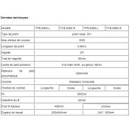 TCB-8366-R - Piqueuse plate - Topeagle International Ltd. - Max vitesse de couture 1850 - Lit compact et colonne mince_1