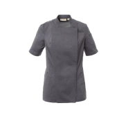 Veste de cuisine - Femme col mao, ripstop coton et Lycra, mesh dos - Starlight Mesh Lady S00732-P142 - Payper_1