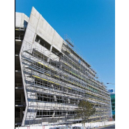 Échafaudage sur console PERI UP Rosett - Largeur 72 à 104 cm - Capacité portante élevée - Pour géométries complexes_1