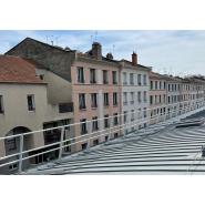 Garde corps fixe sur joint debout - montant profilé en aluminium - GM_1