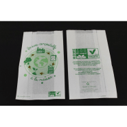 1000 sachets en kraft blanc compostable 18+7×35 cm - biodégradables et aptes au contact alimentaire_1