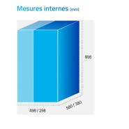 Casiers intelligents de blanchisserie en libre-service pour les grosses charges - réf Porte H90_1