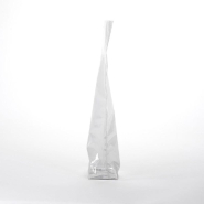 Sachet transparent avec fond en polypropylène 14x30,5cm - par 100_1