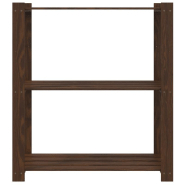 Vidaxl support de rangement à 3 niveaux marron 80x38x90 cm bois de pin 373397_1