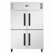Armoire réfrigérée positive inox - 4 portillons - GN série G - 1200L - Polar - PG053_1
