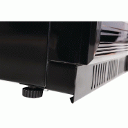 Arrière-bar trois portes pivotantes Série G noir 320L | Polar - GL014_1