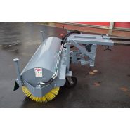 Balayeuse orientable Attec - nettoyage général de débris ou de neige - déplacement manuel 30° gauche/droite - roues anti-usure_1