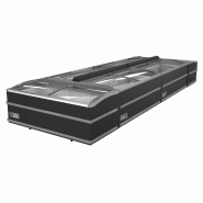 Congélateur bahut noir pour supermarché tête de gondole dégivrage manuel l2008mm 7072.0010 COMBISTEEL_1
