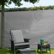 Nature brise-vue de jardin pe 1 x 3 m gris 428523_1