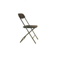 Suzy - chaise pliante en plastique attachable pour extérieur et collectivité - Vif Furniture - bronze/chocolat_1