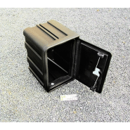 PRO PLUS 340061 Coffre de Rangement pour Remorque en Plastique, 320 x 630 x  355 mm Noir