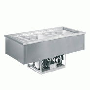 Cuve réfrigérée avec groupe intégré - Froid ventilé - 4 GN 1/1 - 127 L | Tefcold_1