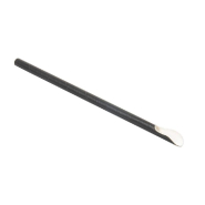 Paille-cuillère papier noir Ø0,80x21cm - par 1000_1
