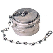 Bouchon avec verrou + chainette Ø 50 mm - Alu_1