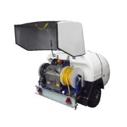 Remorque à 1 essieu avec unité d'hydrocurage intégrée de 50/60/80 m de tuyau haute pression - jtr-c_1