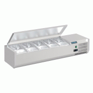 Saladette à poser avec couvercle Série G 5x GN 1/4 FA854 Polar_1