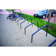 STE210 Arceau urbain EdgeTyre - MMCité 1 a.S. - en acier galvanisé - hauteur 750 mm avec bande de protection caoutchouc_1