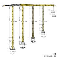 240 EC-B 12 Fibre Flat-Top - Grue à tour Liebherr - Hauteur max. sous crochet 71,10 m - Portée max. 68,00 m - Capacité de levage max. 12 000 kg_1