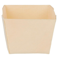Barquette bois 7x7x5,5cm - par 500_1
