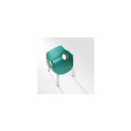 Manta - Chaises empilables jusqu'à 4 pièces - Coque en polypropylène avec structure en acier - Ibebi_1
