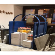 Monte charge à trappe 2 vantaux pour des charges de 0 à 1 500 Kg  conçu pour les bars, les restaurants, les bureaux de tabacs_1