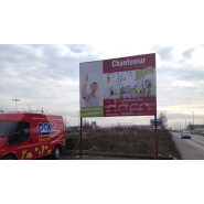 Panneau publicitaire d'extérieur en hauteur - Structure 12m² - 4,1m x 3,05m_1