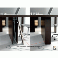 Table de réunion Lithos pour 8 à 10 personnes - Dellarovere - 320, Chêne_1