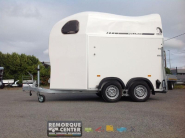 Van à chevaux GOLD ONE ORIGINS ALU - 1 place 1/2 - 2 essieux Traditionnels - PTAC : 1100 à 1600 Kg - 220 x 140 x H 230 cm - Reference -G1340MA19_1
