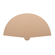 Éventail sur-mesure en papier kraft - impression quadri sur deux faces - minimum 100 pièces_1