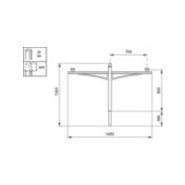 Crosse ClassicStreet - JGB795 MBP-T 750 60 BK - Philips Éclairage - 750 mm - 2 bras à 180°_1