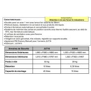 Ju710 - armoire de sécurité pour produits inflammables - delahaye - capacité 45 l_1