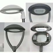 Tête de lampadaire LED IP66 public inclinable 60W - 7200 lm - Aluminium/Verre_1