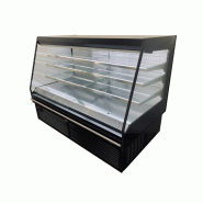 Vitrine réfrigérée semi-verticale 3 niveaux MILANO PLUS - EORI-SV-1330 et EORI-SV-1955 - 3 + base - LED - -1°C à +7°C - EUROVITRINE_1