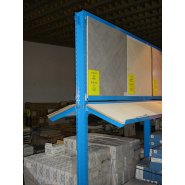 Rayonnage sapin pour carrelage complet - OHRA - robuste avec surfaces inclinées à 20° et dimensions standard_1