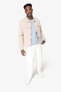 Veste écoresponsable en chanvre homme - Native Spirit - Réf: NS606 - 90% coton biologique, 10% chanvre - Coupe droite, boutons recyclés_1