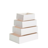 Caissette pâtissière en carton blanc 13x10x5cm - par 100 - pratique pour transporter vos pâtisseries_1