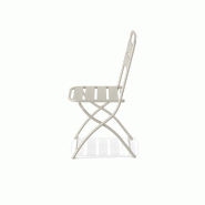 Breeze - Chaise de bistrot en métal sable_1