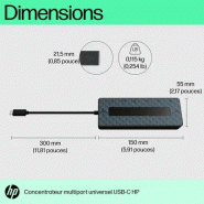 Concentrateur multiport USB-C universel HP_1