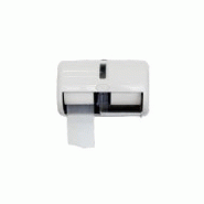 Distributeur papier toilette deux petits rouleaux avec mandrin evadis blanc (01dh6001)_1