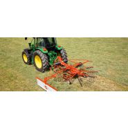 Andaineur robuste avec 9 bras de fourches