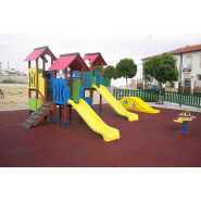 Structure de jeux combinées pour enfants de 3 à 13 ans - Hauteur de chute 1100 mm - GE-2700A - Jolas_1