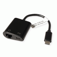 VALUE Convertisseur USB 3.2 Gen 2 type C - Gigabit Ethernet, + 1x PD, 100W_1