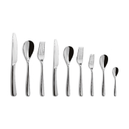 Couteau de table Dalia Q9 en inox 18/10 - finition miroir, design élégant, garantie 10 ans_1