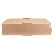 Etui traiteur carton brun ondulé 45,5x34x11,5cm - par 25_1